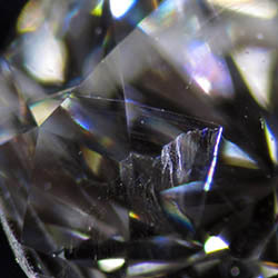 Glass Filled Briliant Cut Diamond